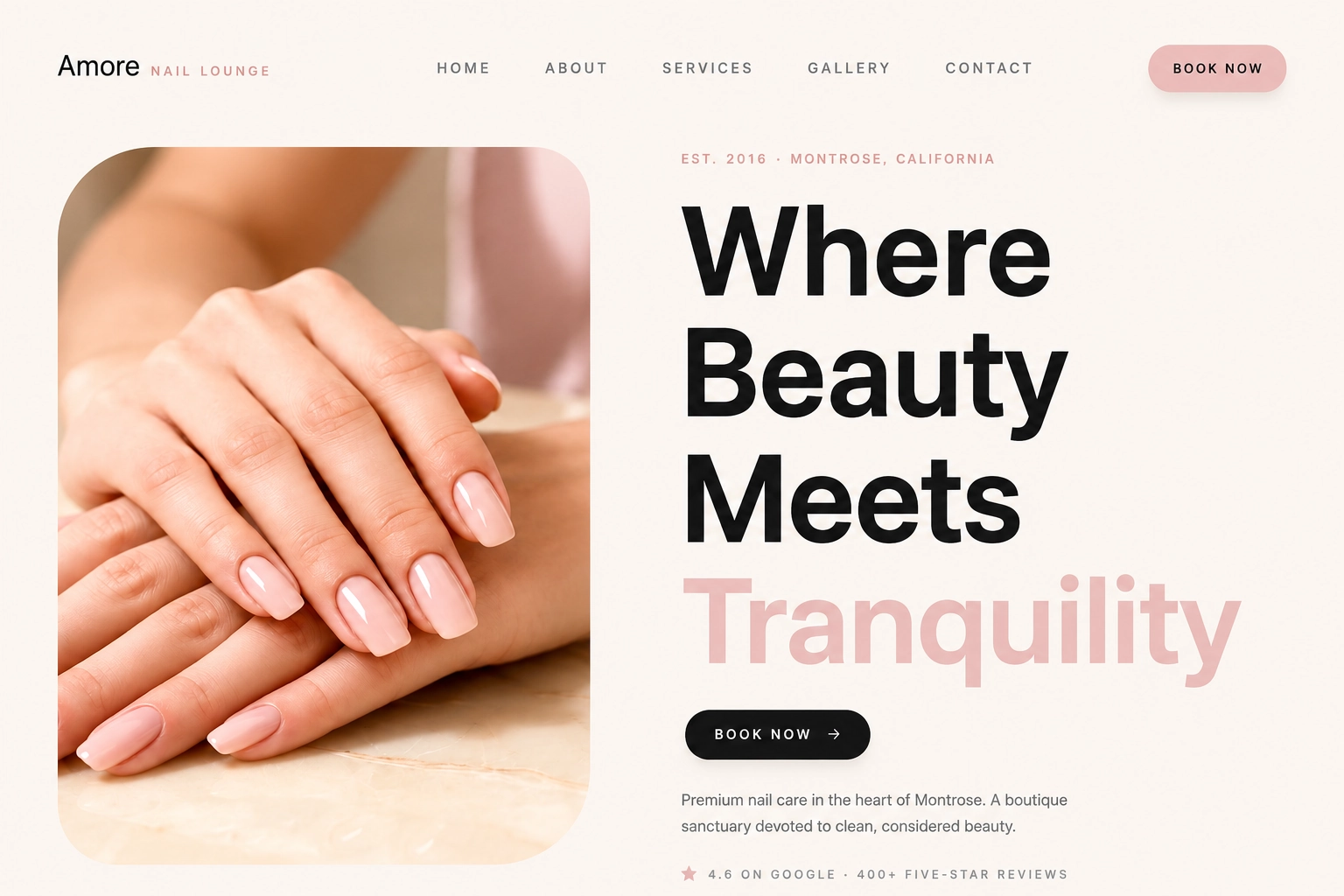 Beauty Booking Systems — Nail Salon example