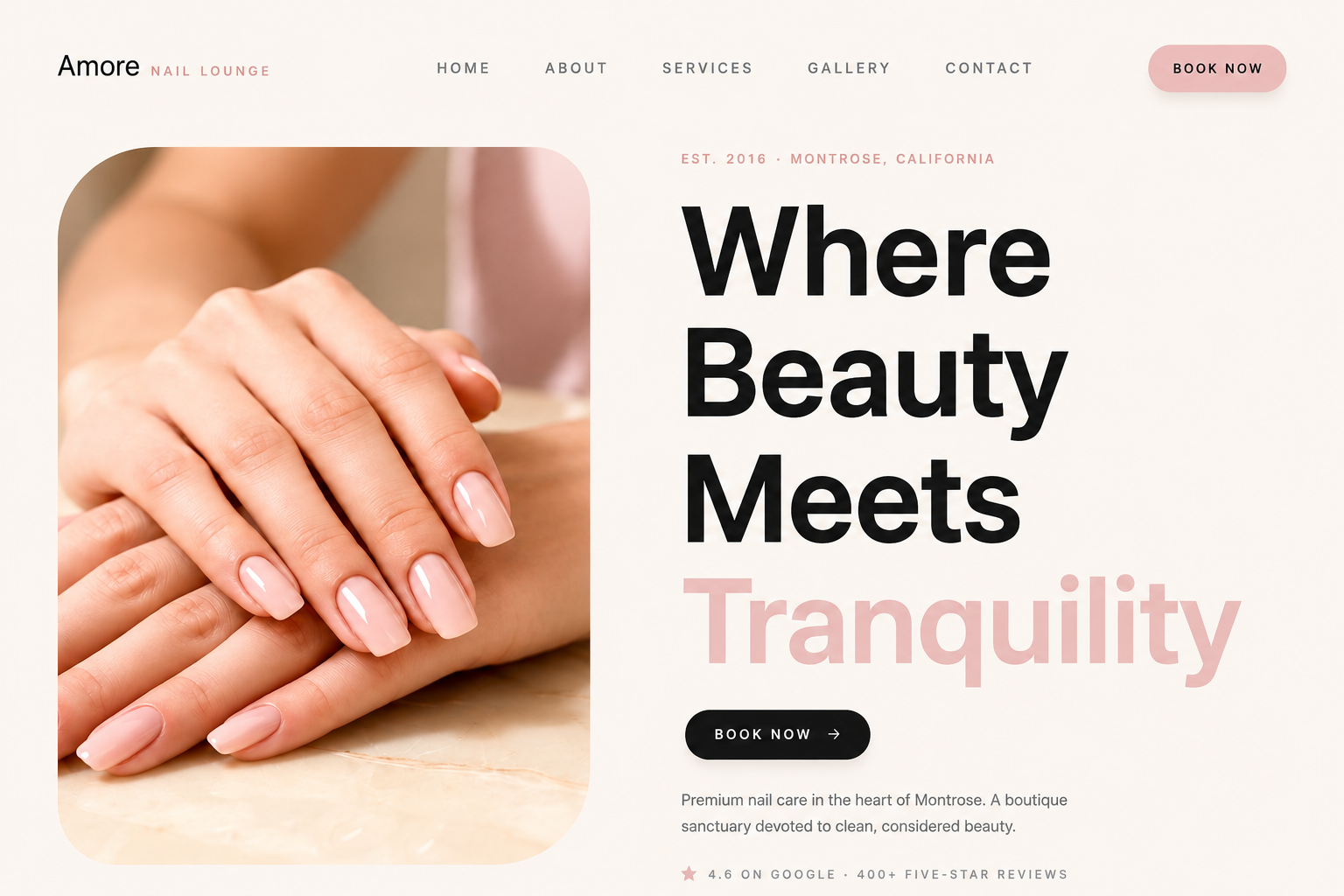 Beauty Booking Systems — Nail Salon example