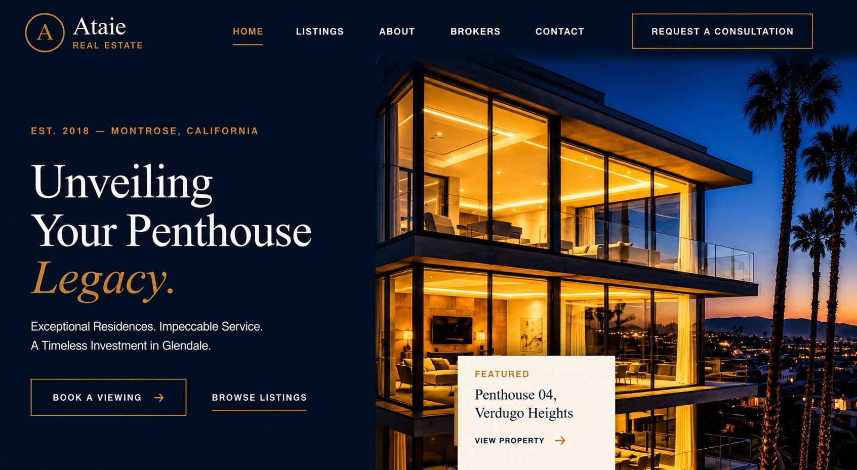Luxury Real Estate Systems — Real Estate example
